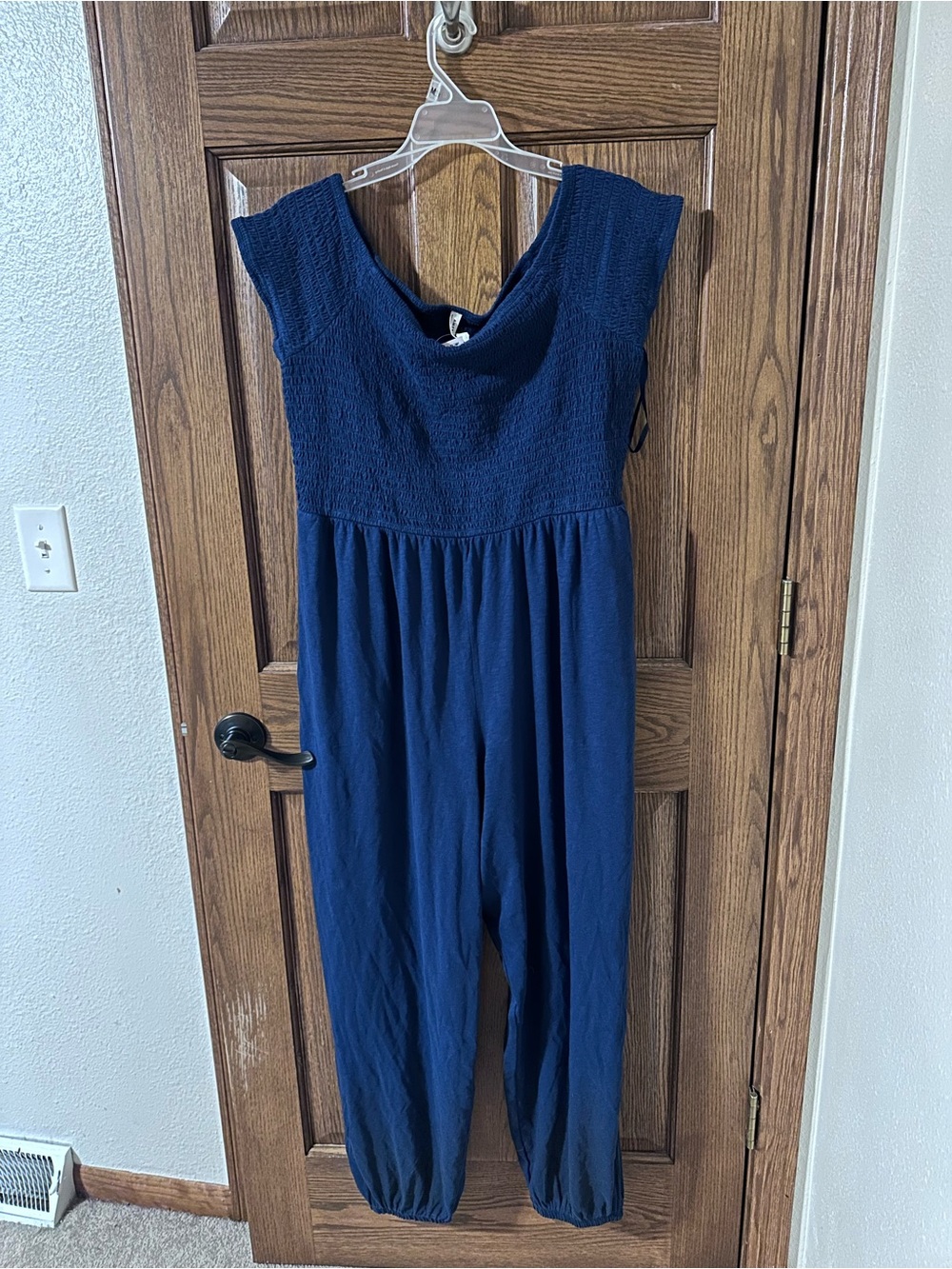 Smocked One-Piece Romper